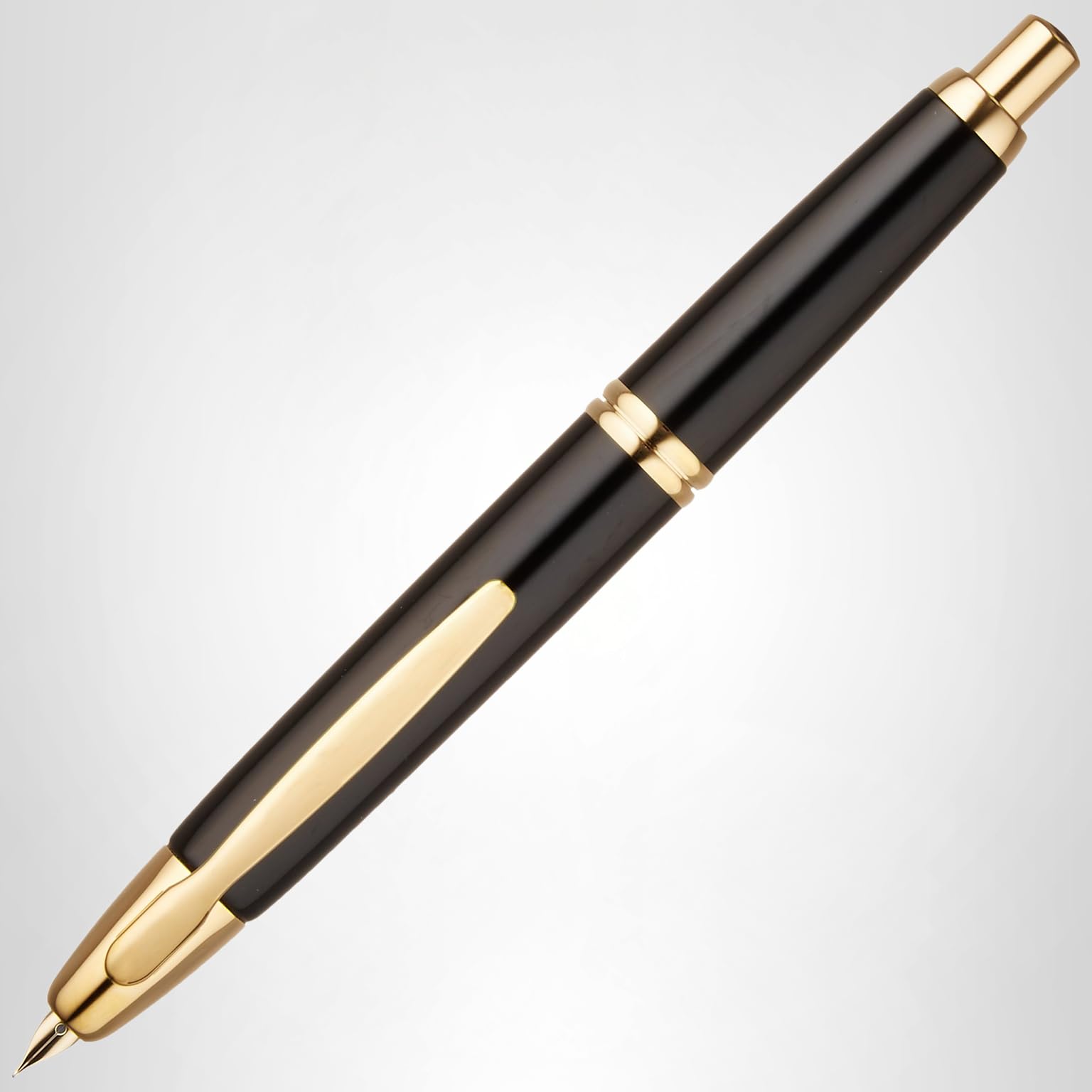 Amazon | PILOT 万年筆 マンネンヒツ キャップレス B F ブラック